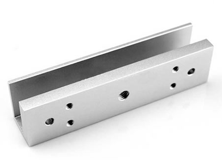 BRACKET U DE ALUMINIO PARA CERRADURAS ZKTECO