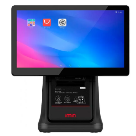 All in one Terminal Tactil Android Imin D4503 Pantalla 15.6 Pulgadas Android 11 WIFI Bluetooth Impresora 80mm Corte automatico